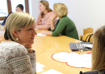 Geprächsrunde beim Berufseinstiegstag in Hildesheim (Foto: ArbeiterKind.de)