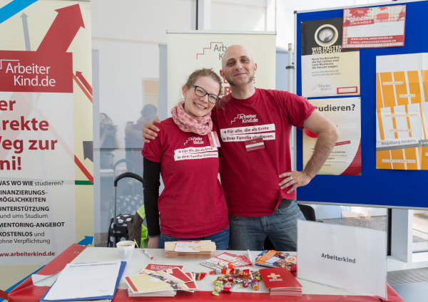 ArbeiterKind.de auf dem Hochschulinformationstag der HTWK (Foto: HTWK Leipzig/Andreas Schröder)