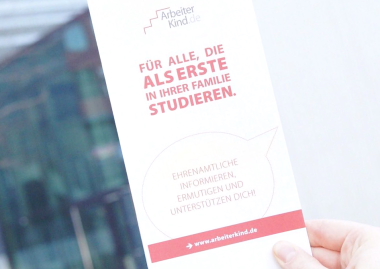 Flyer von ArbeiterKind.de (Foto: ArbeiterKind.de Leipzig)