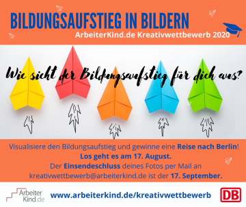 Plakat zum Kreativwettbewerb mit allen Infos