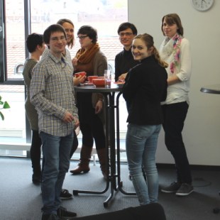 Workshop 2016 in Nürnberg: Aufnahme in der Kaffeepause (Foto: ArbeiterKind.de)