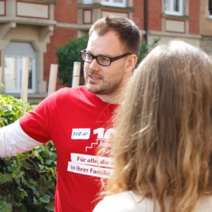 Regionaltreffen Baden-Württemberg in Karlsruhe: Gespräch (Foto: ArbeiterKind.de)