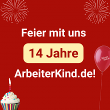 Feier mit uns - 14 Jahre ArbeiterKind.de