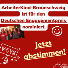 ArbeiterKind.de-Braunschweig für Deutschen Engagementpreis 2022 nominiert.
