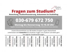 Aushang mit der Telefonnummer des Infotelefons: 030 679 672 750